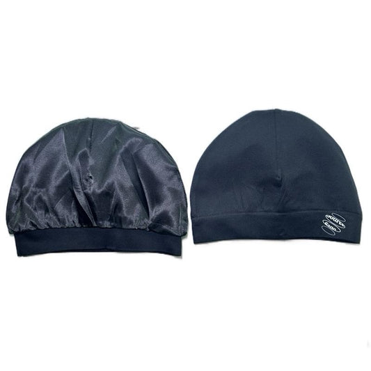 Source Sano Satin lined Skull Cap (Black)