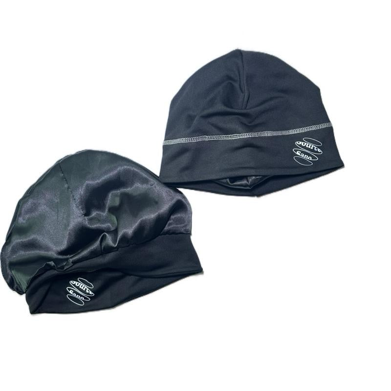 Source Sano Satin lined Skull Cap (Black/Grey)